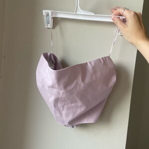 NWT faux leather tube top